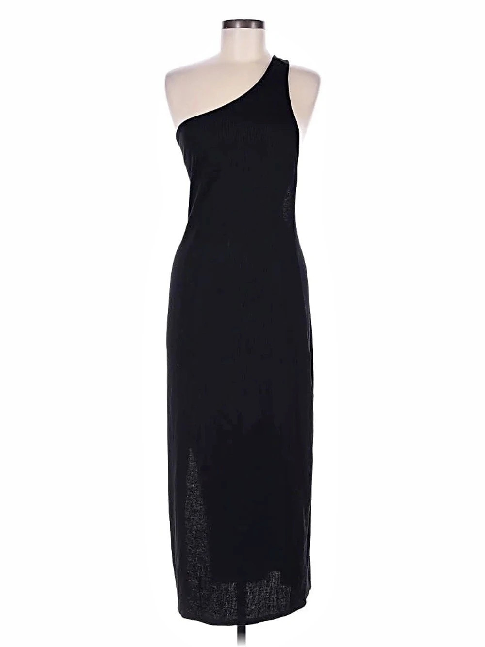 Free People Black One-Shoulder Maxi Dress
